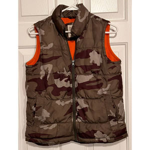 Old Navy Camo Puffer Vest Well Insulated Size M‎ - 8